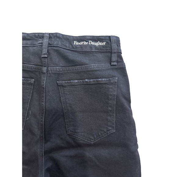 FAVORITE DAUGHTER Black Bermuda Denim Shorts Size 27 NEW - Picture 6 of 7